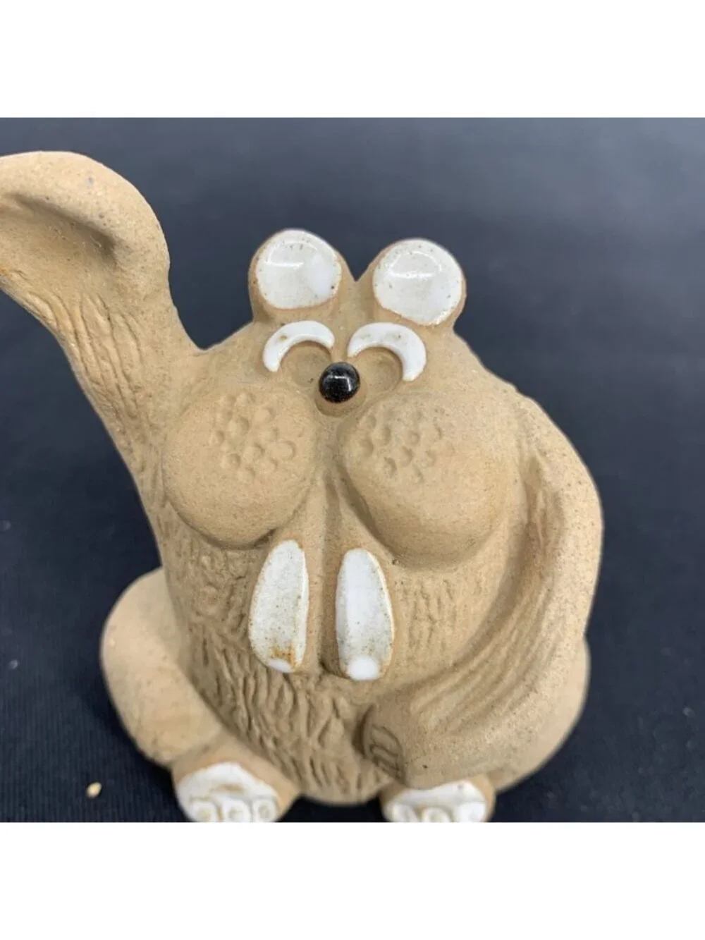 The Clay Menagerie Igor the Beaver Figurine Ceramic 3 1/2